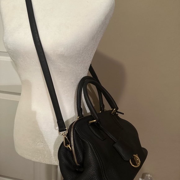 AUTHENTIC MCM LEATHER 2 WAY CROSSBODY BLACK - Picture 5 of 16